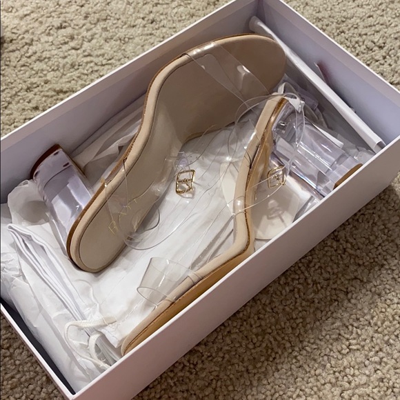 Revolve RAYE Alta Nude Clear Heel SOLD OUT - Picture 4 of 5